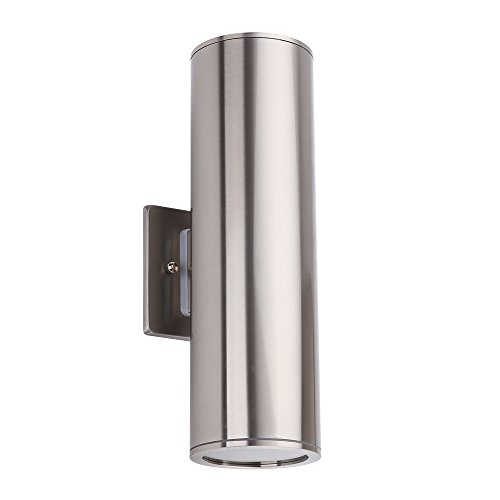 Dakyue Waterproof Cylinder Porch Light Outdoor Wall Sconce C-ul Us Listed Stainless Steel Ideal For Garden
