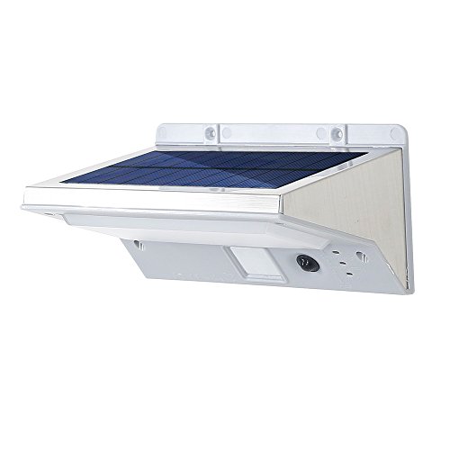 Solar Motion Sensor Lights Security Weatherproof Wireless Outdoor Lighting Stainless Steel Led Solar Wall Light