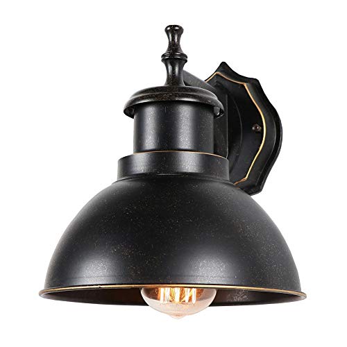 1 Light Outdoor Wall Mounted Lighting in Oil Rubbed Bronze Finish Modern Contemporary Transitional Energy Efficient