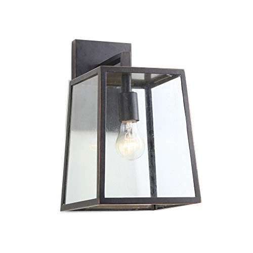 Trey 1 Light Outdoor Wall Mounted Lighting Modern Contemporary Bronze Dimmable