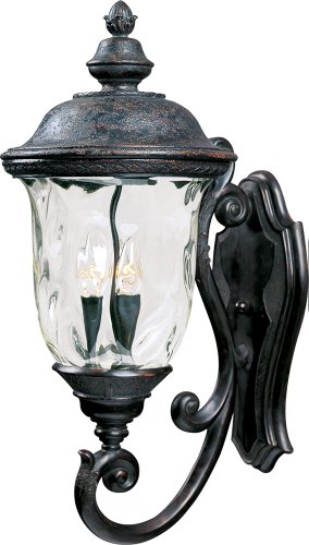 Maxim Lighting 40424WGOB 3 Light Outdoor Sconce Oriental Bronze