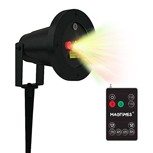 Magtimes Laser Christmas Light With Rf Wireless Remote Contollerlaser Star Projector Show For Halloween Christmas