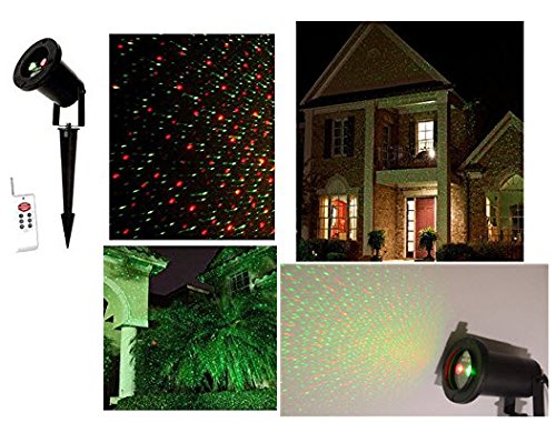 Night Stars Ll01-rg-r Laser Landscape Lights green And Red With Remote