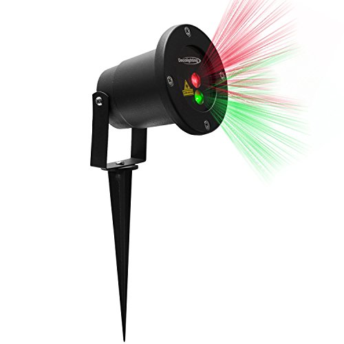 Star Laser Light Up Upkj Red And Green Blinking Laser Christmas Lights Landscape Lighting With Remote Control
