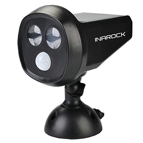 Inarock Outdoor Wireless Solar Energy Powered Motion Sensor Light Led Spotlight With Motion Detector Wireless