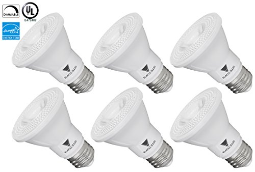 Triangle Bulbs 6 Pack 7-watt 50-watt Par20 Led Flood Light Bulb Dimmable Ul Listed Energy Star Certified