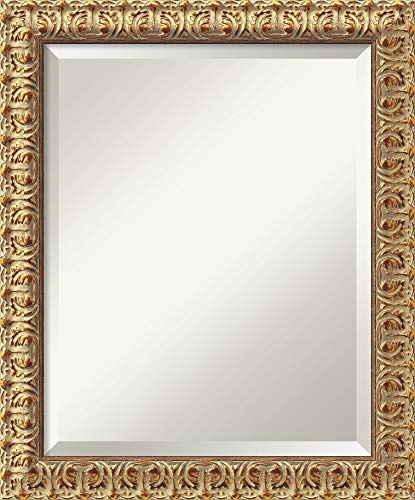 Amanti Art Framed Mirrors for Wall  Florentine Gold Mirror for Wall  Solid Wood Wall Mirrors  Small Wall Mirror 1950 x 2350