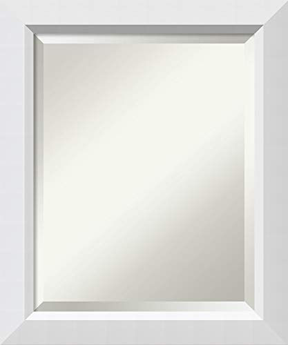 Framed Vanity Mirror  Bathroom Mirrors for Wall  Blanco White Mirror Frame  Solid Wood Mirror  Small Mirror  2400 x 2000