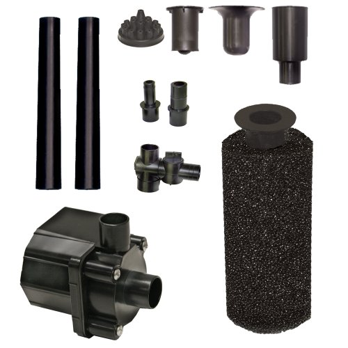 Beckett Corporation Pond Pump Kit With Prefilter And Nozzles, 400 Gph