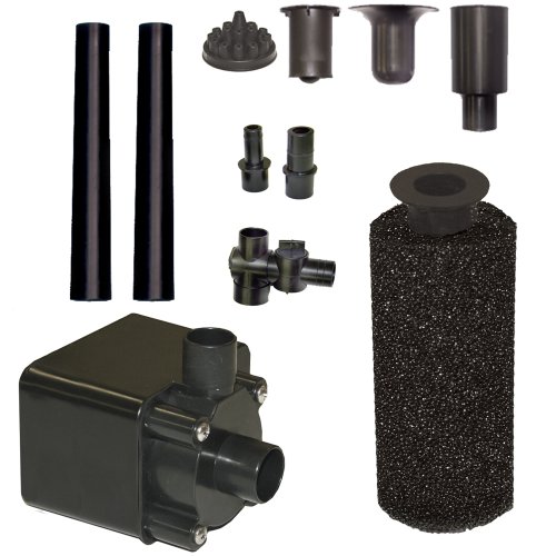 Beckett Corporation Pond Pump Kit With Prefilter And Nozzles 800 Gph