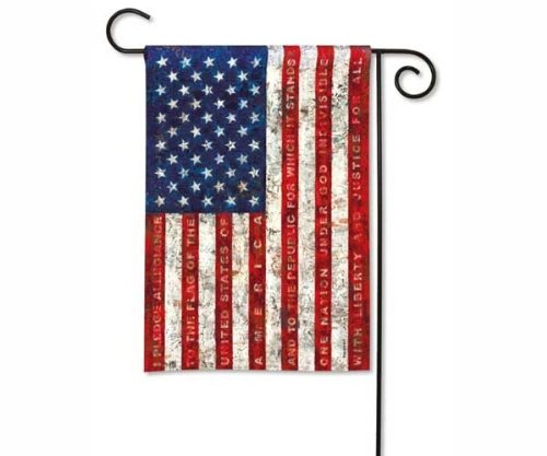 Breezeart Pledge Of Allegiance Garden Flag 36448