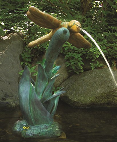 Aquascape 78209 Poly-resin Spitter For Pond Landscape Garden And Water Features Dragonfly