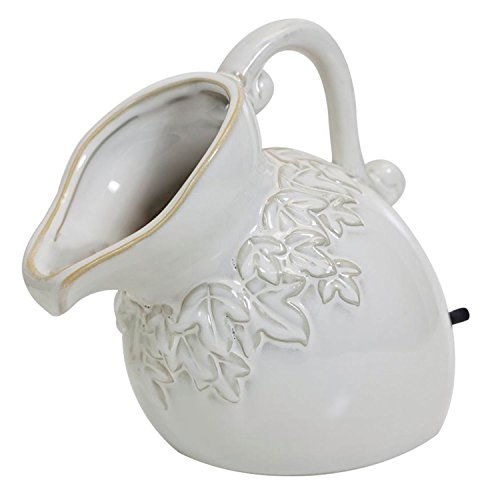 pond boss SPPC Ceramic Pouring Pitcher Spitter Cream