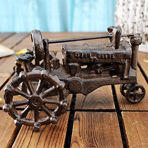 Statue Garden Decorations Garden Trumpet Tractor Decoration Sculptures Small Art Iron Figurine For Home Office Outdoor Yard Cafes Store for Spring Outdoor Decoration  Color  C1  Size  As shown 
