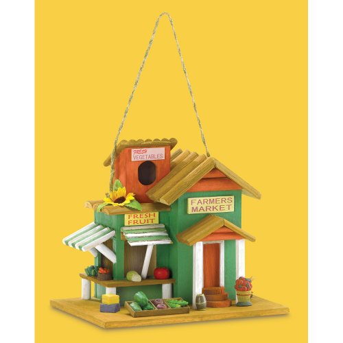 koehler Home Decor Outdoor Garden Accent Farmers Market Bird House