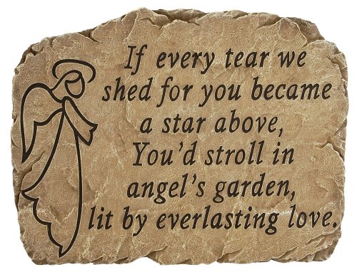 Carson Home Accents Angels Garden Remembrance Stone