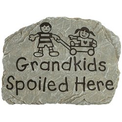 Carson Home Accents Grandkids Spoiled Here - Garden Stone