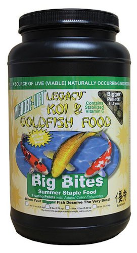 Microbe Lift 2lbs.12ounce-pound Pond Microbe-lift Legacy Big Bites Koi And Fish Food Mllbbmd