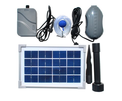 Solarrific G4042 35 Rechargeable Air Pump Kit for Fish Pond