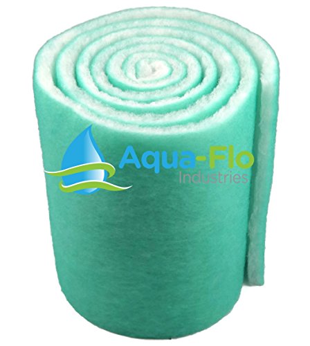 Aqua-Flo 18 Pond Aquarium Filter Media 120 10 Feet Long x 1 Thick GreenWhite