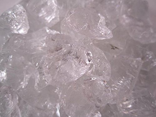 10Lb Ice Clear Fire Glass - Small