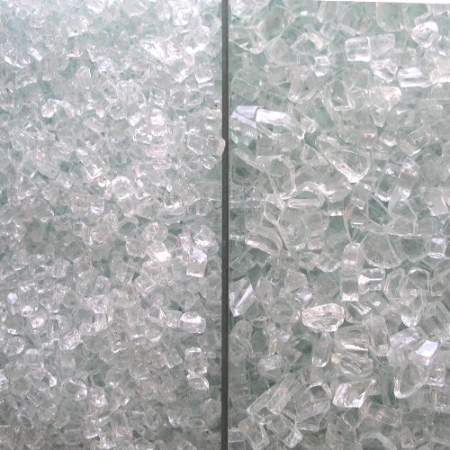 Fire Glass Clear With Slight Aqua Tint 2 Kinds Mediumamp Extra Large 50 Lbs