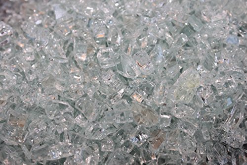 Fire Pit Essentials Fire Glass For Fireplace And Firepit Fireglass 10 Pound 12 Inch Clear Ice