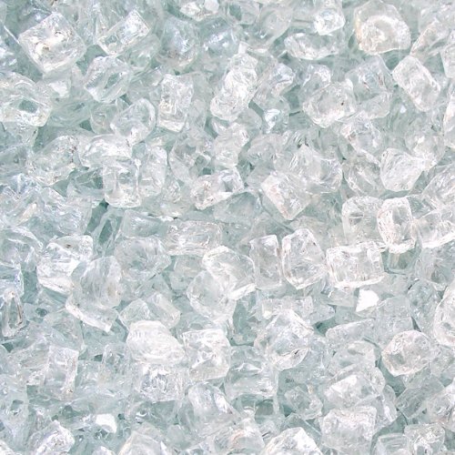 Fireplace Glass ~316&quot Clear With Slight Aqua Tint 1 Lb