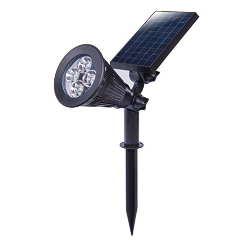 CADIMA Landscape Solar LED Spotlight Garden Decor Solar Lighting Waterproof Outdoor Solar Lights White Light 200 Lumens