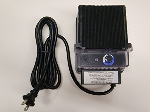 88W 12V AC Landscape Lighting Low Voltage Transformer w Photo Eye and Timer - Malibu  TDC  DA-88-12W-1