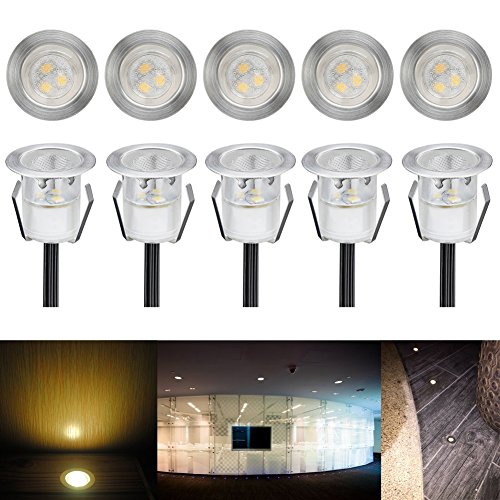 Low Voltage Led Deck Light Kit Waterproof Outdoor Garden Patio Stairs Landscape Decor Lamp Led In-ground Lighting