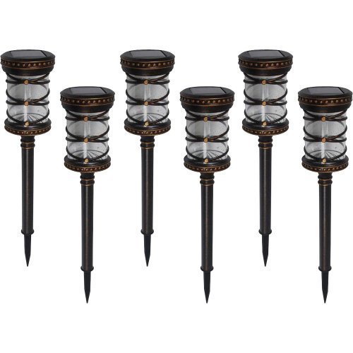 Malibu 6 Pack Pathway Lights Solar Led Landscape Lighting