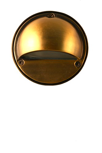 12V Landscape Lighting 3W LED StepDeck Light in Brass