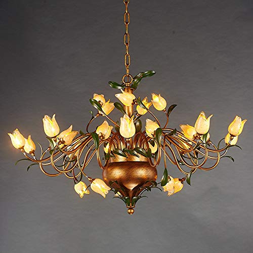 Chandelier - National Iron Lamps Wrought Iron Chandelier Creative Personality Penthouse Garden G4 Low Voltage Lamp Beads 65 110 cm Beautiful