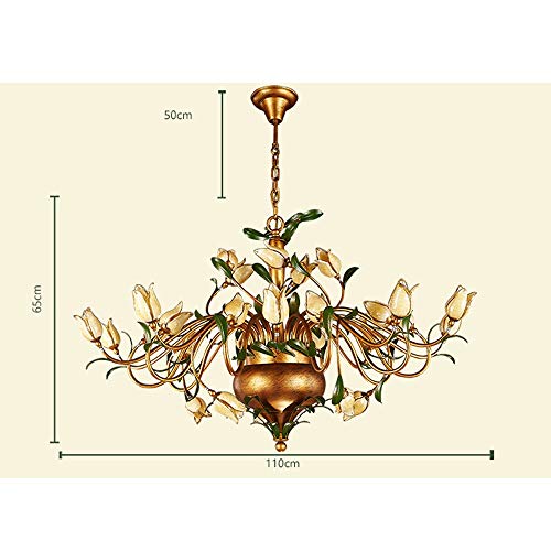 G4 Low Voltage Lamp Beads 65 110 cm Chandelier - National Iron Lamps Wrought Iron Chandelier Creative Personality Penthouse Garden Decorative Lights
