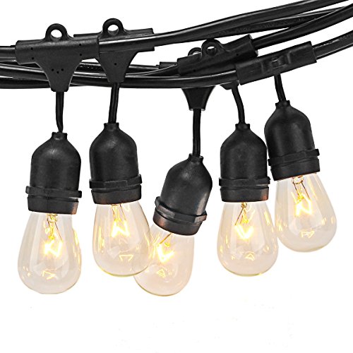 Zitrades Patio Lights Outdoor Globe String Lights Commercial E27 E26 Landscape Lighting For Garden Vintage Backyard