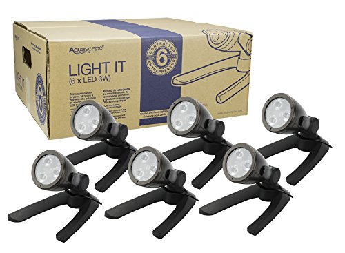 Aquascape 3W Contractor Pond and Landscape Spot Light Pack of 6