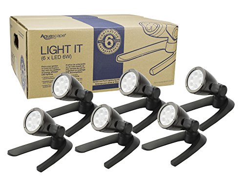 Aquascape 6W Contractor Pond and Landscape Spot Light Pack of 6
