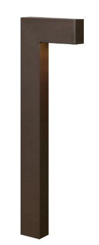 Hinkley Lighting 1518BZ Bronze Atlantis Contemporary  Modern Single Light Down Lighting Outdoor Path Light from the Atlantis Collection