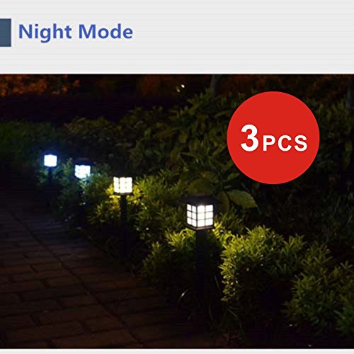 Pathway Light 3pcs Solar Power LED Yard Lawn Light Party Path Outdoor Spotlight Garden Lamp Low Voltage Deck Lights