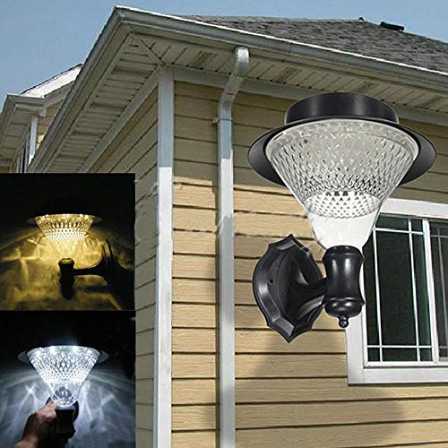Pathway Light Solar Power 16 Leds Fence Gutter Light Outdoor Garden Yard Wall Pathway Lamp New Low Voltage Deck Lights