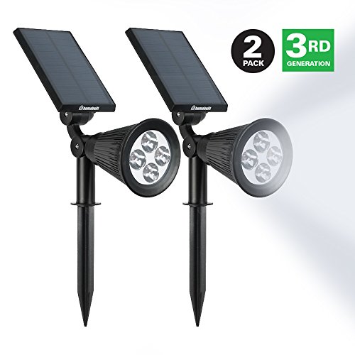 Led Floodlightamp Exterior Lighting By Humabuiltndash Solar Powered Outdoor Spotlight For Your Yard Garden Walkway