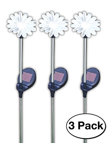 Pathway Lighting - Solar Pathway Lighting - Led Lights Path Waterproof - Garden Pathway - Pack Of 3 Flowers