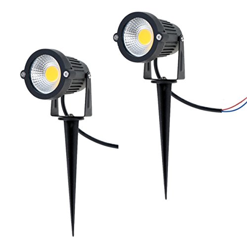 Familite Outdoor Waterproof Decorative Spotlight-6w Cob Led Landscape Path Light Ac/dc 12v With Spiked Stand,