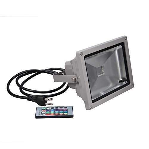 Klaren Remote Control 10w Rgb Waterproof Led Flood Light Landscape Spotlight Wall Washer Light 16 Different Color