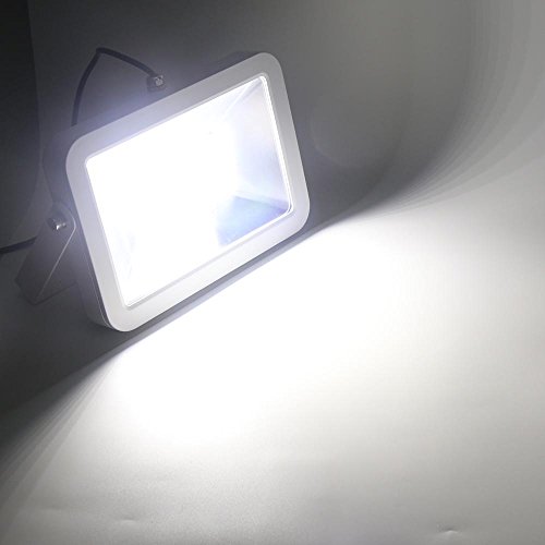 eSavebulbs 50W LED Flood Lights Outdoor Security Lights Super Bright Floodlight Waterproof LED Landscape Spotlights Wall Light Lamp5000 LMDaylight White 6000kWith Standard US PlugAC 85V~265V