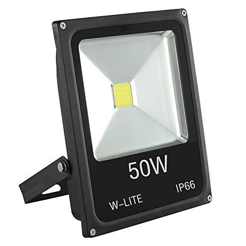 W-lite 50w Super Bright Led Floodlight Outdoor 3500lm 350w Halogen Bulb Equivalent Lighting For Gardenyard