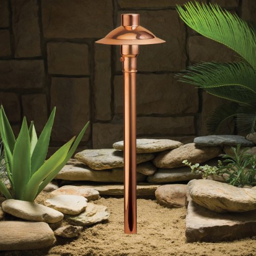 15350co Adjustable Copper 1lt Incandescentled Hybrid Low Voltage Landscape Path And Spread Light Unfinished