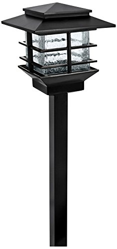 Dalton Squares Low Voltage Black LED Path Light