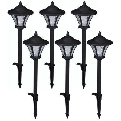 Low-voltage Led Black Metal Coach Path Light 6-pack